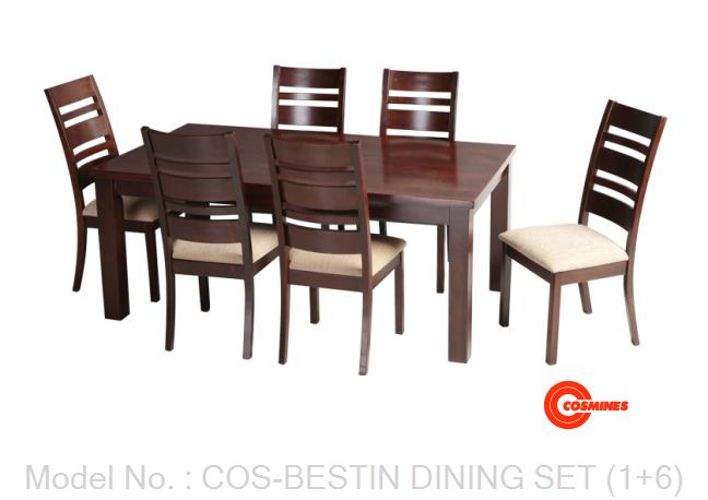 COS-BESTIN DINING SET (1+6)